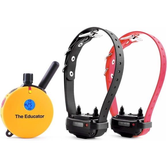 Collar de adiestramiento Educator ET-402 Sistema de 2 perros Amarillo