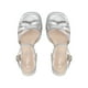 thumbnail image 2 of Sandalia Mujer Plateado Lissa Police, 2 of 3
