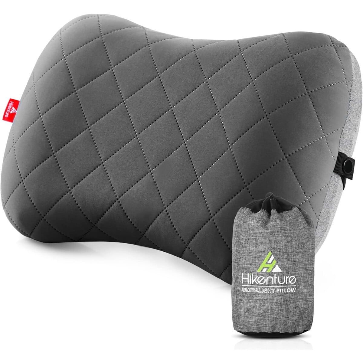 Almohada Camping Hikenture Inflable Ultraliviana Funda Removible