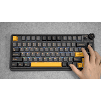 Genérico - Teclado Aula F75 Inalámbrico Rgb Negro Inglés