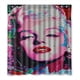 thumbnail image 1 of Cortina de ducha de Marilyn Monroe, juego de cortina de baño con ganchos, tamaño 66 x 72 pulgadas, 1 of 3