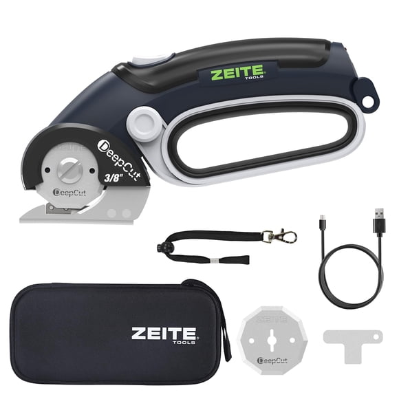 Tijeras eléctricas inalámbricas Zeite Deepcut 3/8" con luz LED
