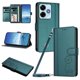 thumbnail image 1 of Funda Cartera Trébol para Xiaomi Poco M6 4G con Ranuras Tarjetas y Carga Inalámbrica Verde oscuro, 1 of 6