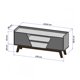 thumbnail image 3 of Rack Tv 55 Milao Blanco Invierno Natural, 3 of 4
