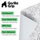 thumbnail image 2 of Forro para Estantes GORILLA GRIP 30 cm Gris Floral 240 cm, 2 of 9