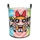 thumbnail image 1 of Las Chicas Superpoderosas Cesta de lavandería de gran capacidad redonda con asa, bolsa para ropa sucia plegable, almacenamiento para dormitorio, baño y lavadero 44x35 cm, 1 of 6