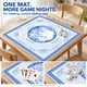 thumbnail image 5 of Tapete de Mahjong PRRPRR 80x80 cm Azul con Reglas, 5 of 7