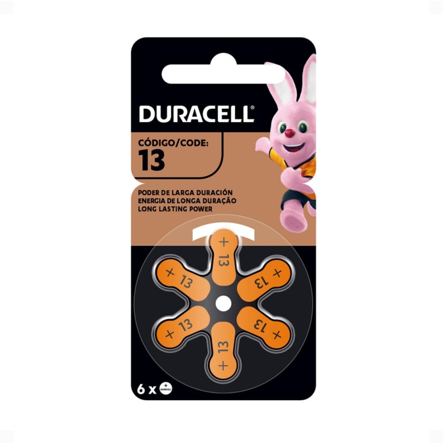 Duracell - Pila Auditiva D13X6 1,45 Volt
