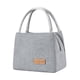 thumbnail image 3 of Bolsa De Almuerzo Aislada Bolsa Térmica Aislada Portátil Para El Trabajo Playa Escuela Gris, 3 of 3