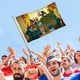 thumbnail image 4 of Buenos Tiempos Bandera impresa con temática, regalo perfecto para fanáticos, amigos y familiares, y adecuada para actividades al aire libre e interiores, decoraciones de fiesta. 120*180CM, 4 of 6