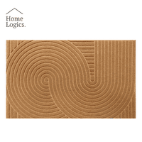 Home Logics - Limpiapiés Choapino Alfombra Tapete 45X75 Cm Café