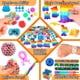 thumbnail image 4 of Fidget Toys BILLFULL, 1000 unidades, regalos de fiesta para niños, 4 of 8