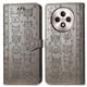 thumbnail image 1 of Funda Cartera FOXDOCK para OPPO Reno 12F , Flip PU con Relieve de Gatos y Perros, Tarjetero y Soporte, 1 of 6