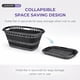 thumbnail image 2 of Canasta para ropa Laundry 360 plegable 40 L portátil gris/negro, 2 of 7