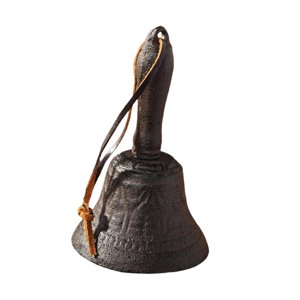 Bothyi - Campana De Mano Vintage, Adorno Retro, Campana De Llamada De Hierro Para Boda, Escuela, Navidad