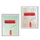 thumbnail image 2 of Set 2pcs 7 "en relieve patrón pintura rodillo herramienta de la pared de bricolaje decoración 6 #, 2 of 5