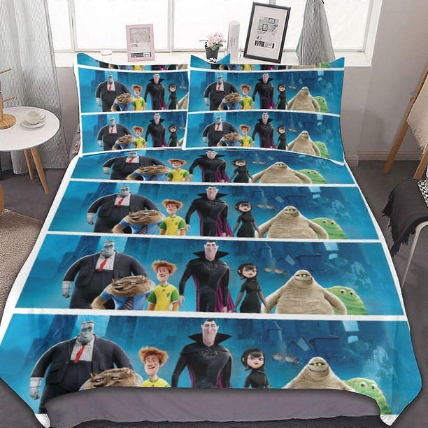 Hotel Transylvania3 Pieces Bedding Se Soft Comforter Se Decor Bedroom Gif
