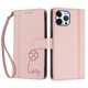 thumbnail image 3 of Funda Cartera Trébol para iPhone 12 Pro Max con Ranuras Tarjetas y Carga Inalámbrica Rosa, 3 of 6