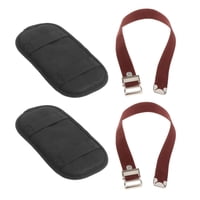 Magideal - Piezas De Repuesto Para Zancos De Paneles De Yeso, De Correa De Fijación De Piernas, Decoración De Cableado De Enyesado, De Correas Para , Almohadilla 2 Almohadilla 2 Piezas Correa 2 Piezas