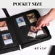 thumbnail image 3 of Carpeta SKYHJK 128 cartas 3"×4" toploader de cuero PU, 3 of 7