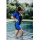 thumbnail image 5 of Traje de baño con piernas y mangas azul Talla L, 5 of 8