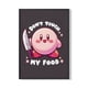 thumbnail image 1 of Cuadro Poster Enmarcado Kirby No Toques Mi Comida Decorativo, 1 of 1