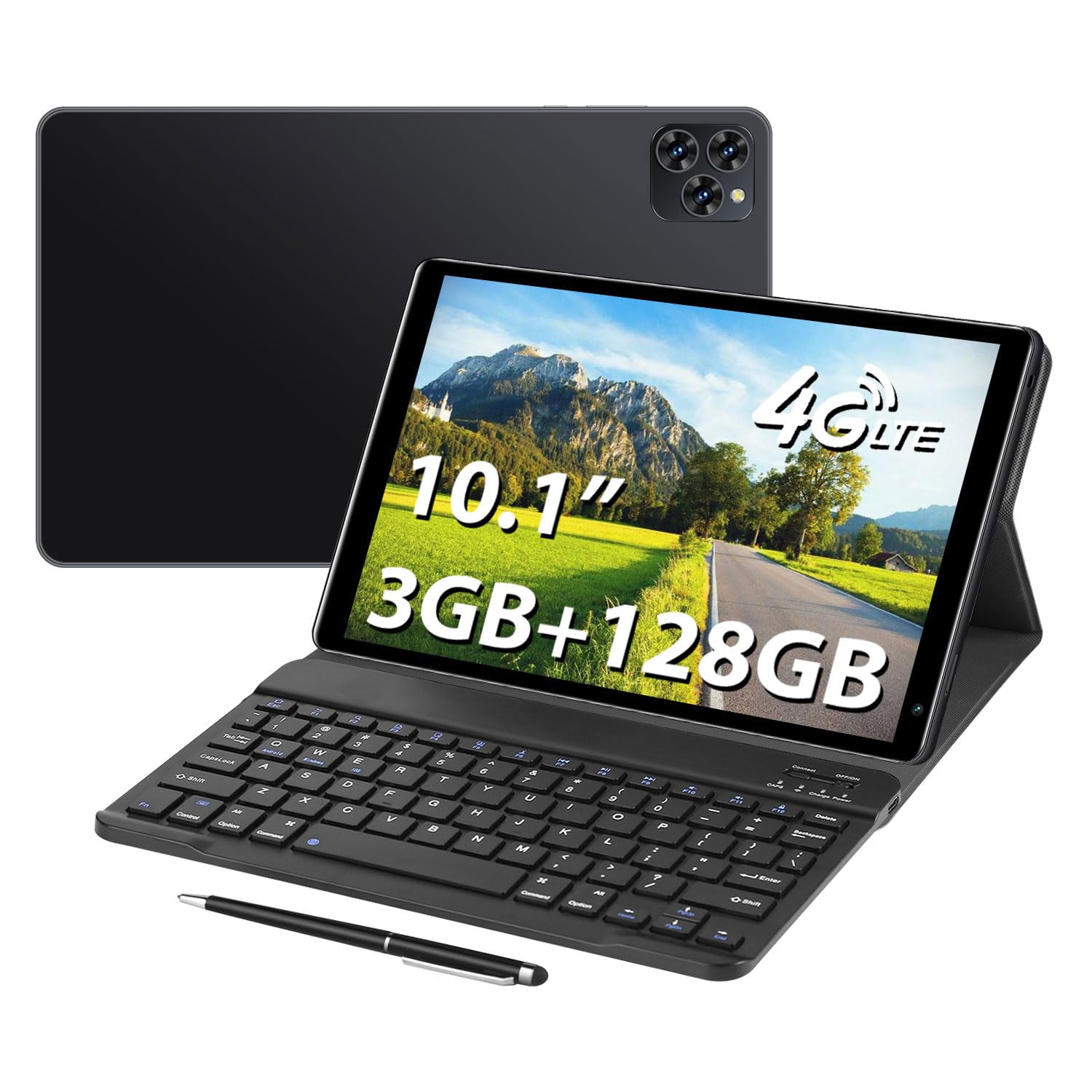 Tablet Aidekunlin G1 De 10,1", 3 Gb De Ram, 128 Gb De Rom, 4g Lte, Android 8.1