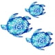 thumbnail image 2 of 3 Piezas De Tortuga Marina, Arte De Pared, Adorno De Tortuga Para Decoración De Valla De Jardín, Azul, 2 of 5