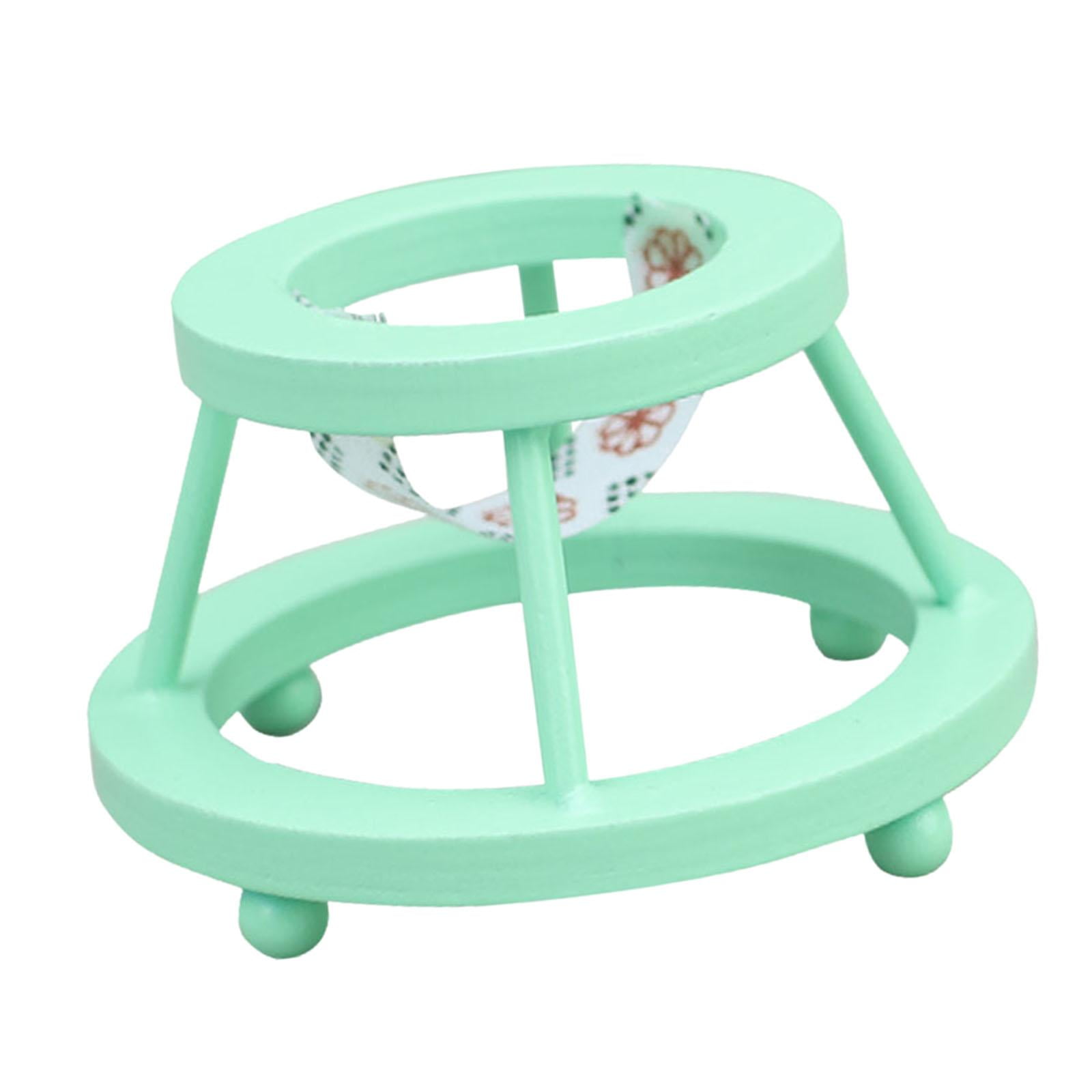 Magideal - Muebles De Casa De Muñecas, Accesorios De Mini Casa En Miniatura, Accesorio De Cochecito De Muñeca Mini, Muñeca De Habitación De Bebé Para Regalo De C Verde