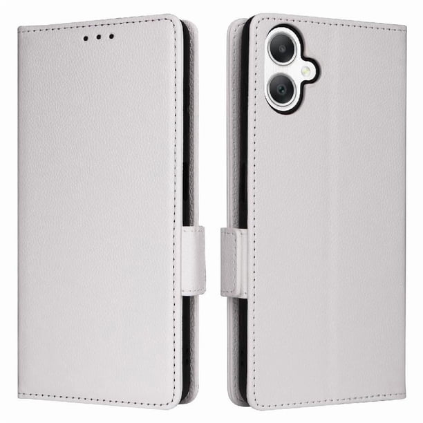 Funda Cartera para Samsung Galaxy A07 Tapa Flip con Ranuras y Soporte Blanco