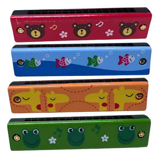 Pack 4 armónicas de madera