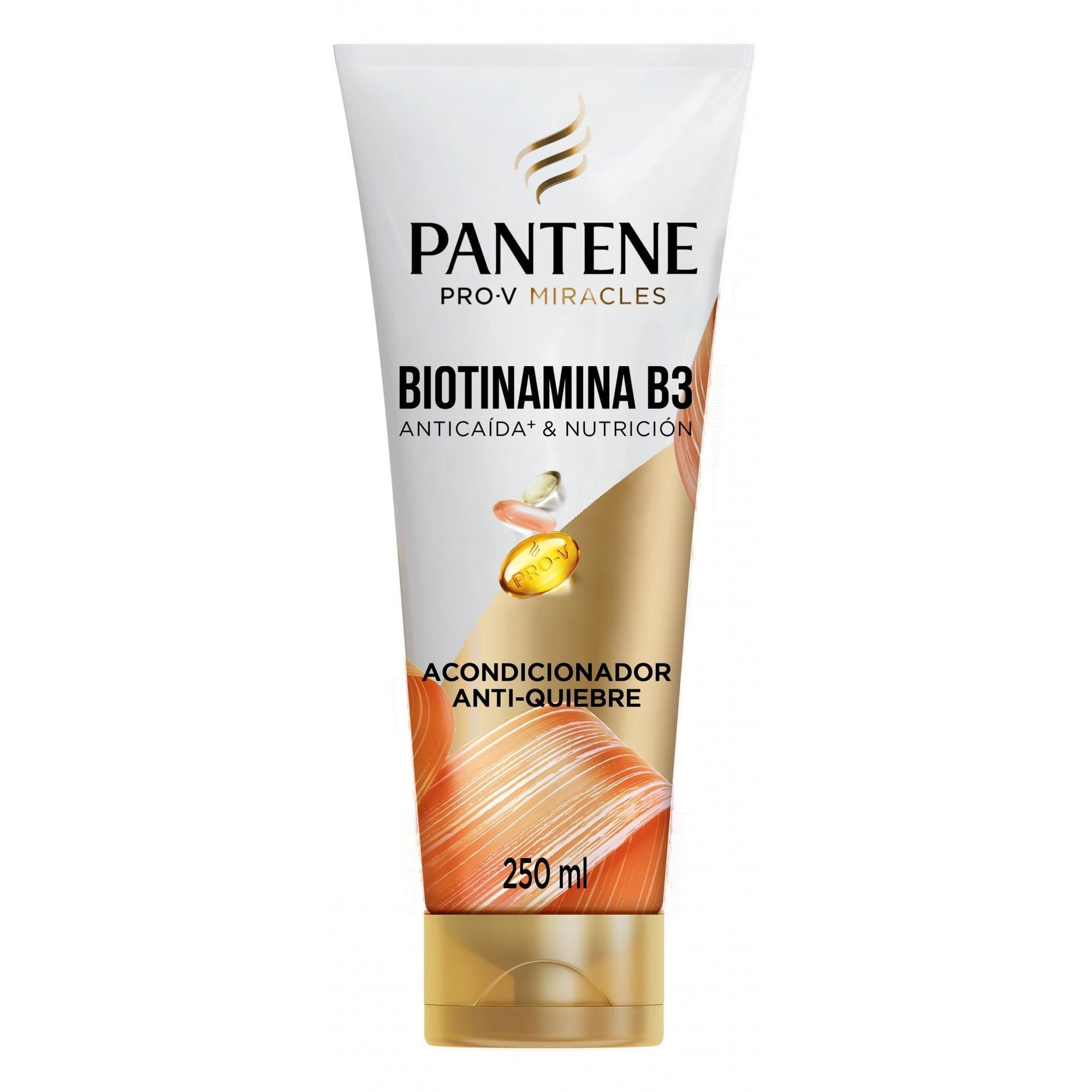 Acondicionador Pantene Antiquiebre Biotinamina B3, 250 ml