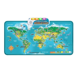 Leap Frog - Mapa Mundial Toy Leapfrog Touch & Learn Con Más De 1000 Datos Durante Más De 4 Años