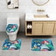 thumbnail image 2 of Juego de 3 Alfombras de Baño de Terciopelo Coral Desmarcar, 2 of 6