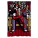 thumbnail image 1 of Cortina de ducha con ganchos para baño, diseño de Joker y Harley Quinn, tamaño 48 x 72 pulgadas, 1 of 3