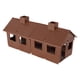 thumbnail image 1 of Edificio de juguete BMC Toys 27 cm Cabaña marrón para soldados, 1 of 6