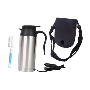 Magideal - Hervidor De Agua Para Automóvil, Calentador De Café De Acero Inoxidable, 750 Ml, Calentador De Agua Rápido Para Camión, Taza Calentada Para Automóvil 24V