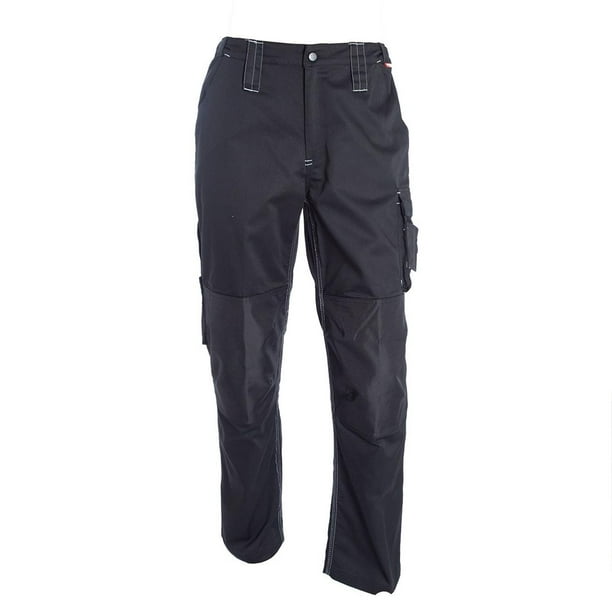 Pantalón Cargo Con Refuerzo Hombre T/C 80/20 negro 2XL