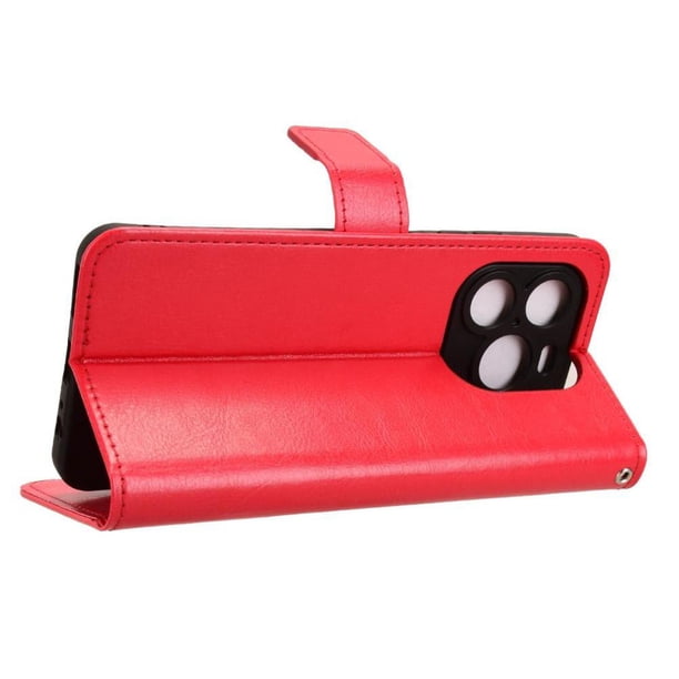Funda tipo libro para Oukitel C65, cartera todo‑en‑uno, funda multifuncional con tarjetero y correa de muñeca desmontable