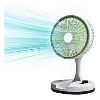 Genérico - Ventilador Mesa Usb Portátil Plegable Luces Led Hogar Lau