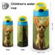 thumbnail image 2 of Chihuahua Botella de Agua con Tapa Pop Top de Un Toque, Acero Inoxidable, a Prueba de Fugas, para Deportes, Botella Infantil azul 12 oz, 2 of 6