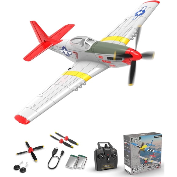 Avión RC VolantexRC P51D Mustang 4 Canales 7615 V2R