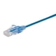 thumbnail image 1 of Cable de conexión Monoprice Cat6A, 1,5 m, azul, UTP, 30 AWG, 10 G, RJ45, 1 of 4