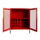 thumbnail image 3 of Bar 2 puertas con repisa ajustable y porta botellas - Rojo Guinda, 3 of 3