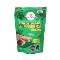 Boa Vida - Palito Salado De Mandioca Con Romero, Envase Grande 130G