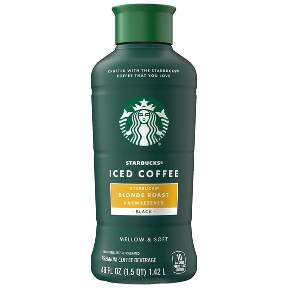 Starbucks Blonde Roast Iced Coffee Black Unsweetened 1420ml