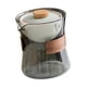 thumbnail image 1 of Tetera De Cristal De 210ml, Tetera Portátil, Gong Fu Chino Para Viajes, Oficina, Tapa Degradada Gris, 1 of 3