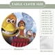 thumbnail image 2 of Pollitos en fuga-theme Fitted Round Tablecloths Elastic Edged Table Covers Waterproof Table Cloth for Kitchen Holiday Party Tables Decor 150cm, 2 of 6