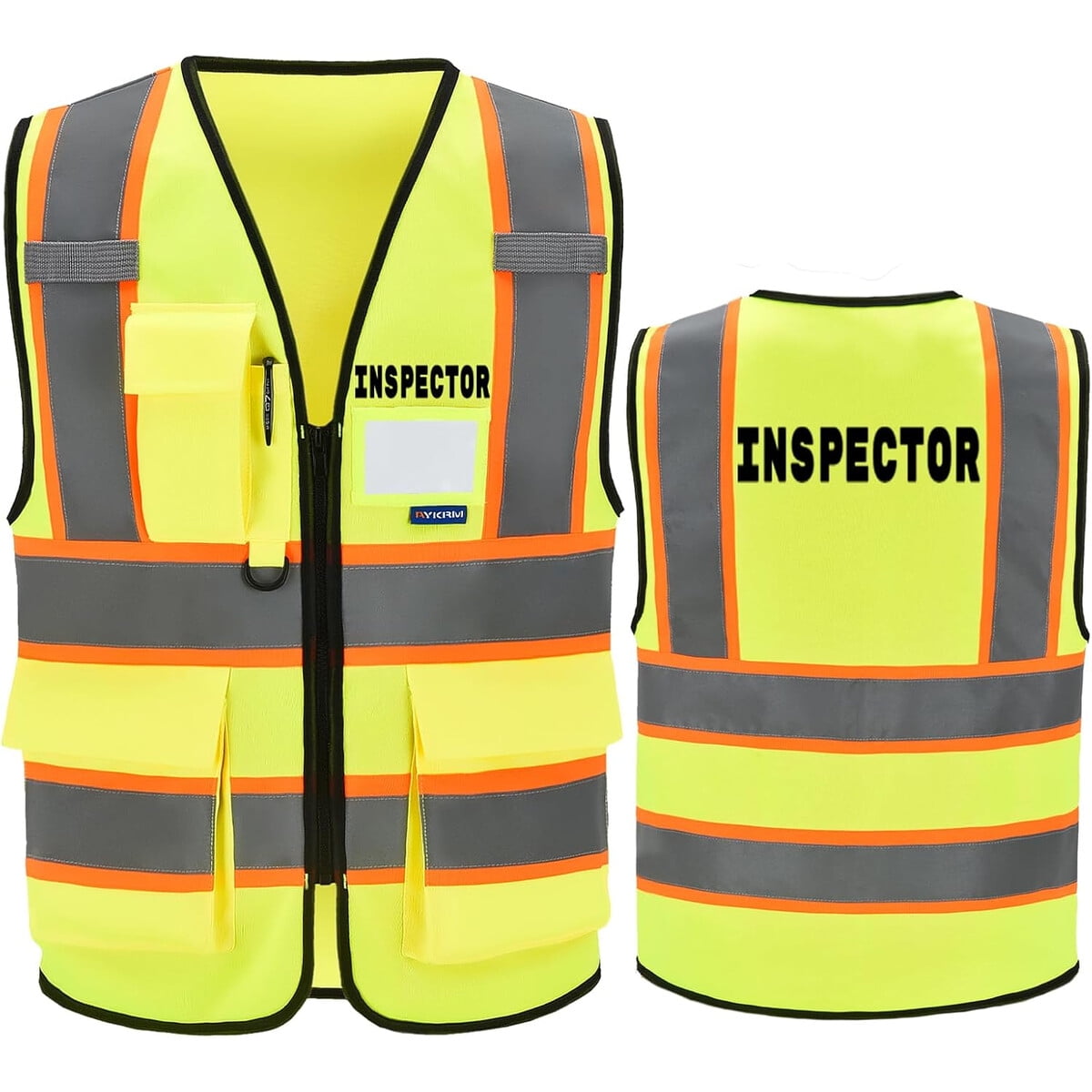 Chaleco De Seguridad Aykrm Reflectante 7 Bolsillos Unisex