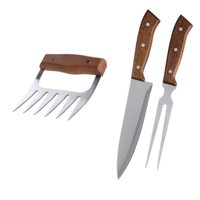 Set Parrilla 3 Piezas Acero Inoxidable Arthome Par03